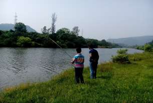 Fishing & Swimming in the Koyna River